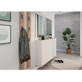 Germania Kremno bela omarica v hrastovem dekorju 138x87x25 cm Libbiano – | Shoptok.si