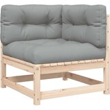  Kutna vrtna sofa od masivne borovine s jastucima | shoptok.hr