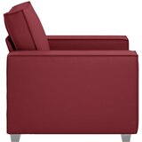  Fotelja Vinski Crvena 59 cm Umjetna Koža | shoptok.hr