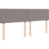  Krevet s oprugama i madracem smeđesivi 200x200 cm od tkanine | shoptok.hr