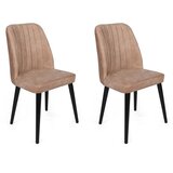 Hanah home Set trpezarijskih stolica Alfa 433 V2, 2 dijela, bež Cijene