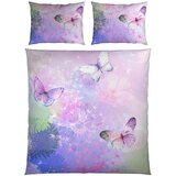 Esposa OBOJESTRANSKA POSTELJNINA 200/200 cm saten lila | Shoptok.si