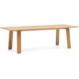 Kave Home Raztegljiva jedilna miza z dodatno ploščo z mizno ploščo v hrastovem dekorju 95x200 cm Arlen – | Shoptok.si