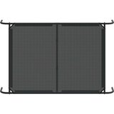 vidaXL dvignjena pasja postelja črna 130x80x20 cm tekstilen in jeklo | Shoptok.si