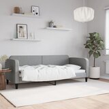 vidaXL Raztegljiva postelja svetlo siva 80x200 cm blago Cene