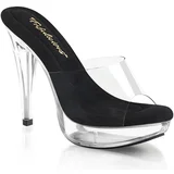 Pleaser Cocktail-501 Clr-Blk/Clr 42
