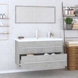  3-dijelni set kupaonskog namještaja siva boja betona | shoptok.hr