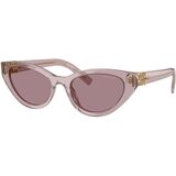 Miu Miu Ženske naočare za sunce 0MU A04S 12W20I, Ovalne, Ljubičaste | Eponuda.com