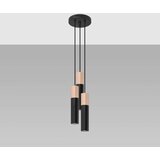  Sollux SL.1014 - Luster na sajli PABLO 3xGU10/40W/230V crna | Eponuda.com
