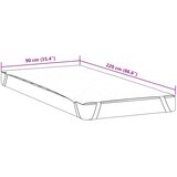  Zaštita za madrac bijela 90x220 cm vodootporna | shoptok.hr