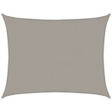  The Living Store Senčno jadro 160 g/m² pravokotno svetlo sivo 6x8 m HDPE - Jadro Za Senco, (21494707) | Shoptok.si