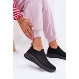 Boto Slip On Fabric Sports Shoes Women Black Minstina Cijene