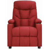  Masažna fotelja od tkanine crvena boja vina | shoptok.hr