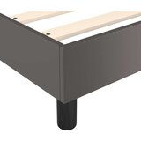 vidaXL Box spring posteljni okvir siv 140x190 cm umetno usnje | Shoptok.si