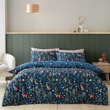 Catherine Lansfield Temno modra posteljnina za zakonsko posteljo/podaljšana 230x220 cm Enchanted Twilight – | Shoptok.si
