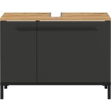 Germania Tamno sivi ormarić za umivaonik u dekoru hrasta 80x59 cm Yonkers - Cijene