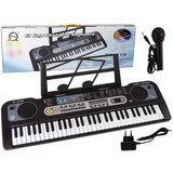Lean_Toys Klaviatura z mikrofonom Črna | Shoptok.si