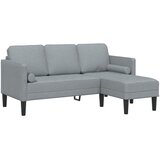  Set sofe s jastukom 2 pcs Svijetlo siva Poliester | shoptok.hr