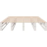 vidaXL Posteljni okvir bel 120x190 cm trdna borovina | Shoptok.si