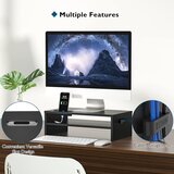 BONTEC leseno stojalo za monitor z 2 nivojema in organizatorjem | Shoptok.si