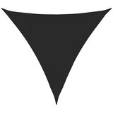 vidaXL Jedro za zaštitu od sunca 160 g/m² crno 4 x 4 x 4 m HDPE | shoptok.hr