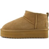 Colors of California Škornji za sneg Platform Sheepskin Suede Boot Kostanjeva Cene