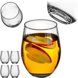 KADAX 4x kozarci za pijačo 580ml komplet velikih kozarcev z žlebičastim vzorcem, (5000351590) | Shoptok.si