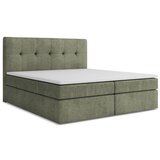 Makamii Zelena boxspring postelja s prostorom za shranjevanje 140x200 cm Palta – Cene