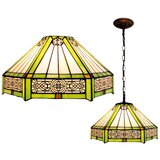 Brilagi Tiffany vitražni luster na lancu EMERALD 1xE27/60W/230V prečnik 40 cm Slike