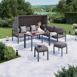 Ambia Garden VRTNA LOUNGE GARNITURA tkanina aluminij Cene