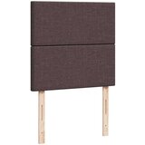  Box spring postelja z vzmetnico temno rjava 90x200 cm blago, (21291208) | Shoptok.si