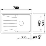 Blanco akcija sona 45 s crna i mida crna mat 527912 | ePonuda.com