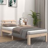  Okvir za krevet od masivnog drva 75 x 190 cm jednokrevetni | shoptok.hr