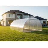  Modularni čelični plastenik Gaudi,8 mx4m, polikarbonat 6 mm , razmak između lukova 0.67m Slike