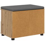  Klupa za cipele s jastučićem Hrast artisan 60 x 38 x 46 cm - 60 x 38 x 46 cm | shoptok.hr