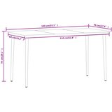  7-dijelni vrtni blagovaonski set boja hrasta | shoptok.hr