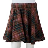 vidaXL Otroško krilo s karirastim vzorcem konjak 92 | Shoptok.si