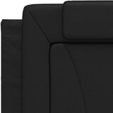  Okvir kreveta s LED svjetlima crni 90 x 190 cm od umjetne kože | shoptok.hr