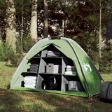  The Living Store Šotor za shranjevanje 9 predelkov zelen vodoodporen - Šotor Za Shranjevanje, (21486687) | Shoptok.si