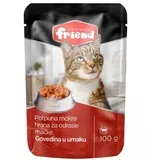 Hrana za mačke sa govedinom u umaku 100g 102740