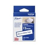 Brother TZEFA3 Tekstilni bel/moder 12mm, za PT, (20446110) | Shoptok.si