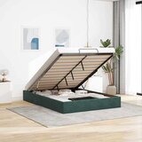  Otomanski posteljni okvir brez vzmetnice Temno zelena 140x190cm, (21746903) | Shoptok.si