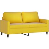  Kavč dvosed rumen 140 cm žamet | Shoptok.si