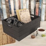 Orion Antracitno siva drvena kutija za pohranu 36x26x15 cm – | shoptok.hr