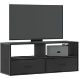 vidaXL TV omarica črna 100x31x39,5 cm inženirski les in kovina Cene