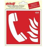 x nalepka pickup (motiv: požarni telefon, 15 15 cm) | Shoptok.si