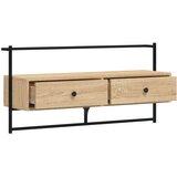 TV ormarić zidni boja hrasta 100 5x30x51 cm konstruirano drvo | shoptok.hr