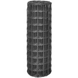 vidaXL Euro ograda 25 x 1,2 m čelična siva | shoptok.hr