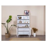 Hanah home polica za knjige calvin white oak | ePonuda.com