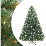  Umjetno božićno drvce s stalakom Zelena 210 cm PE i PVC | shoptok.hr
